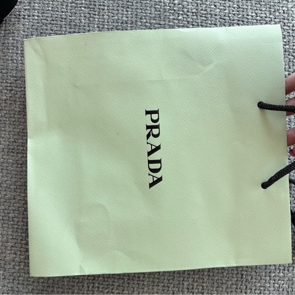 Prada Beauty Pink Triangle Makeup Pouch Crossbody Bag Clutch - Picture 4 of 9